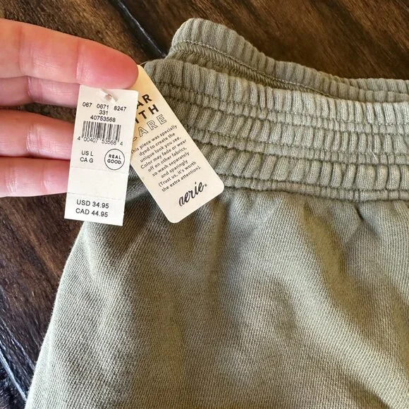 Lot of 3 Aerie Size Large On My Way Pull on Shorts NWT - Picture 4 of 8